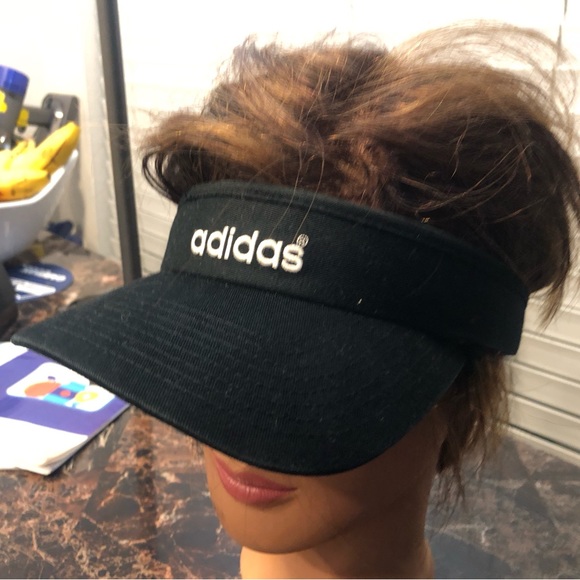 Adidas Women's Fit Aeroready Visor Black One Size Fits All - Picture 8 of 11